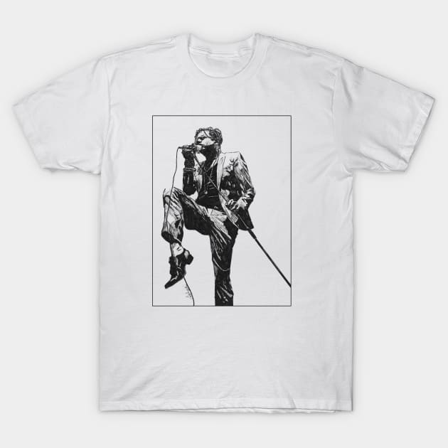 Jay Buchanan (Rival Sons) T-Shirt by Jack Browning